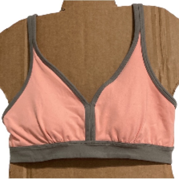 VSX VICTORIAS SECRET Sports Bra Peach Creamsicle Orange Gray S/P - Picture 4 of 16